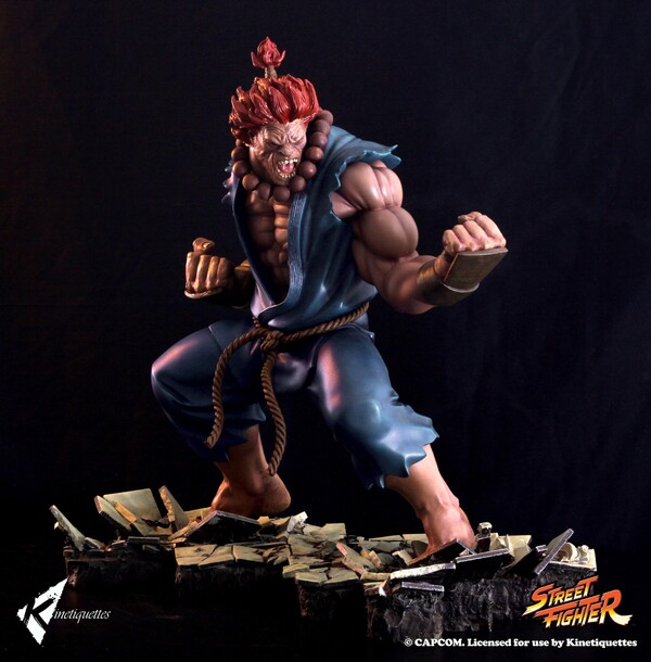 Gouki (Raging Demon), Street Fighter, Kinetiquettes, Pre-Painted, 1/6